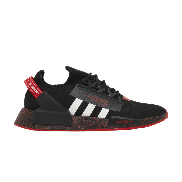adidas gazelle silver green womens adidas NMD R1 V2 Crackled Black Red