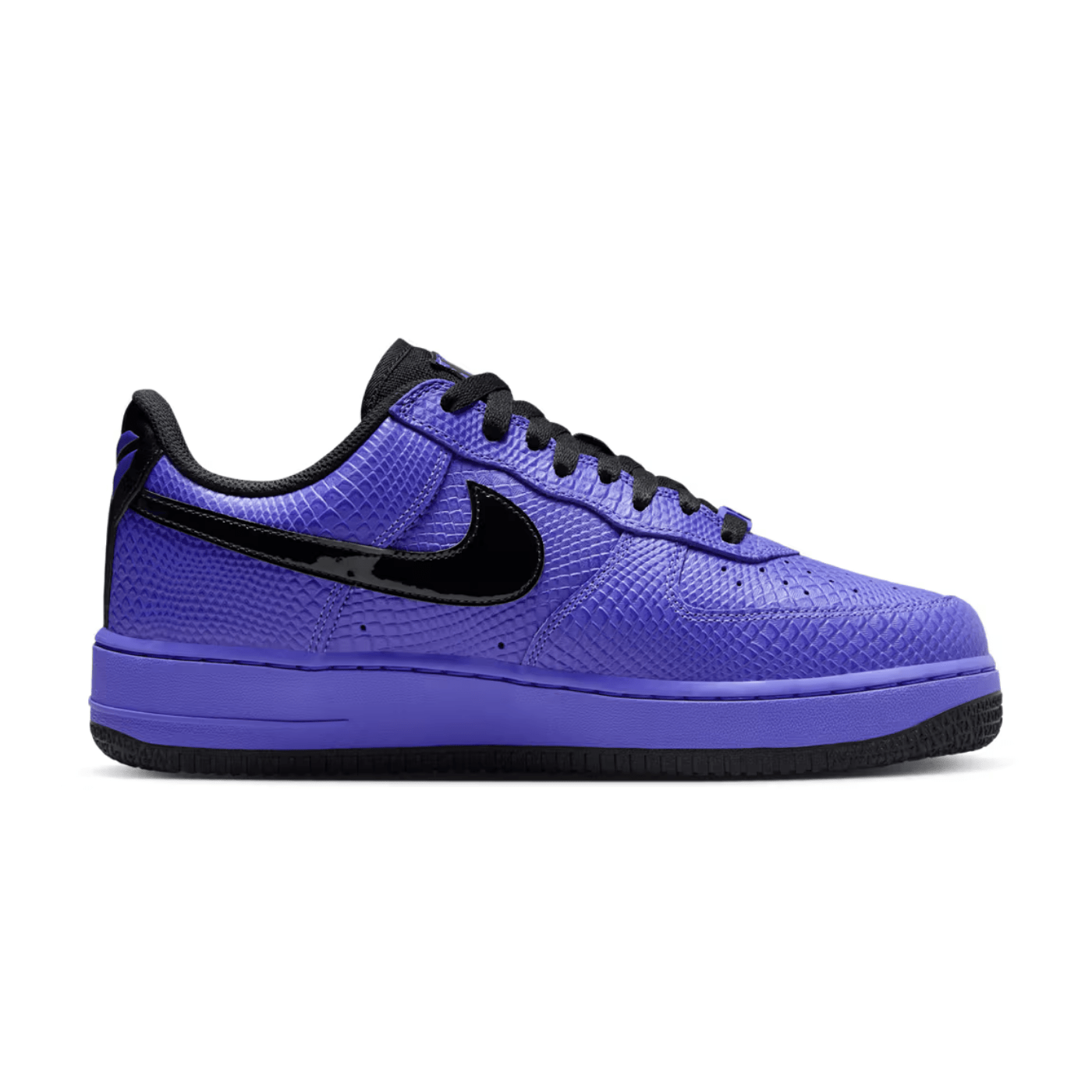 purple and black air forces