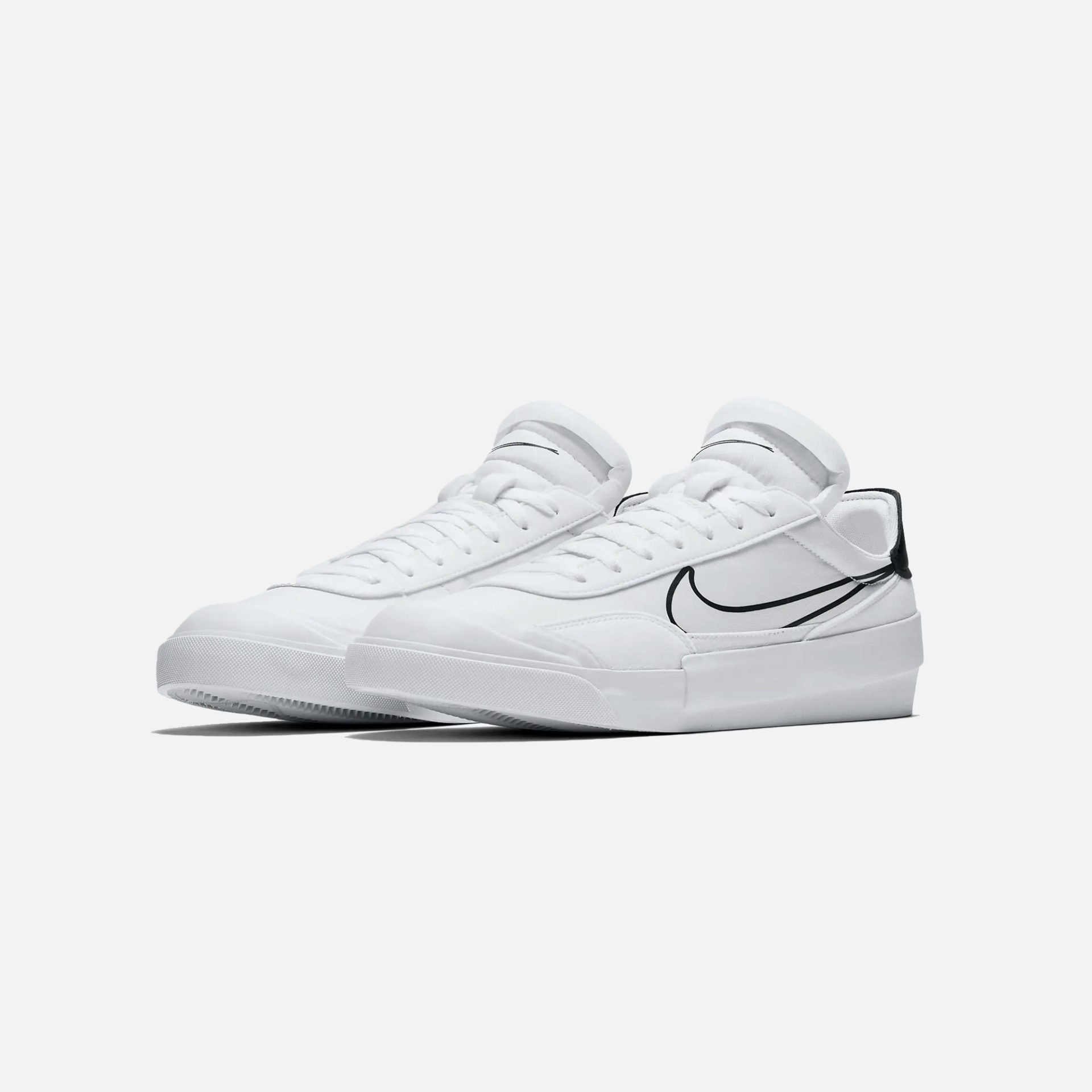 nike drop type triple white
