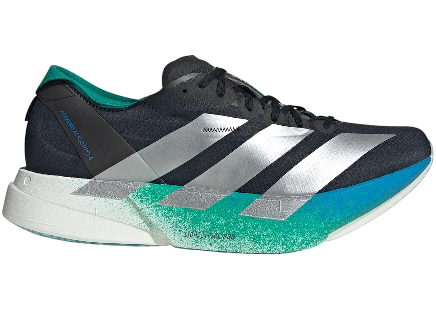 adidas Adizero Adios Pro Core Black Matte Silver Glory Green