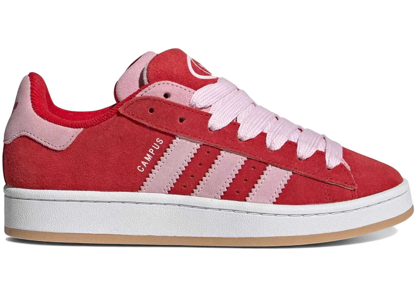 adidas Campus 00s Shoes Better Scarlet / Clear Pink / Cloud White 5 UK