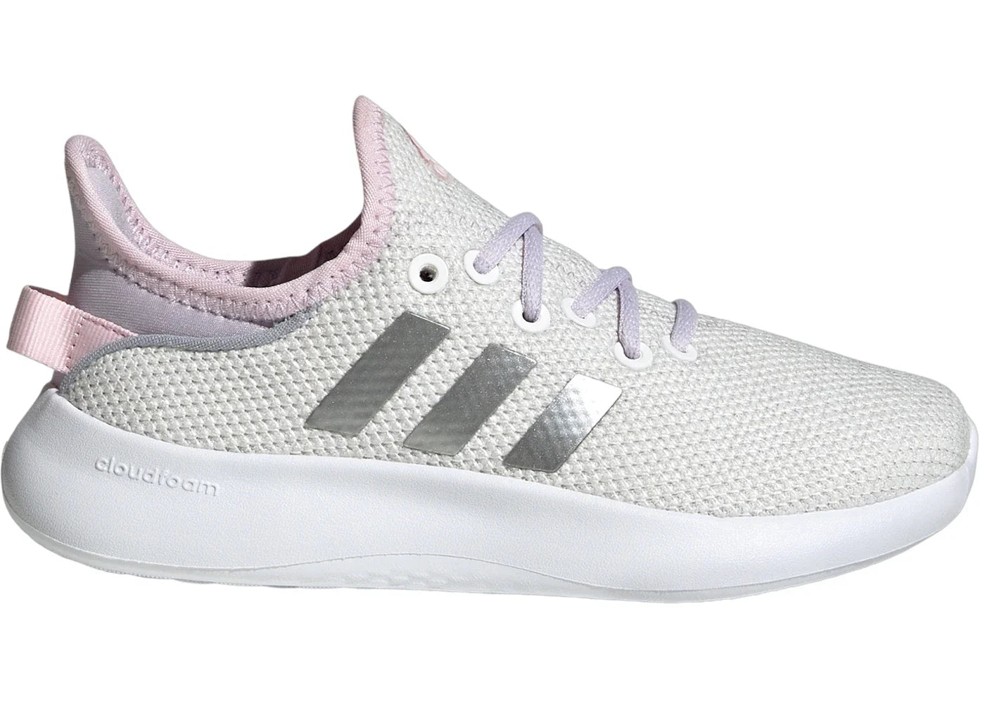 adidas Cloudfoam Pure Shoes Kids - Kids - Cloud White / Silver / Silver Dawn