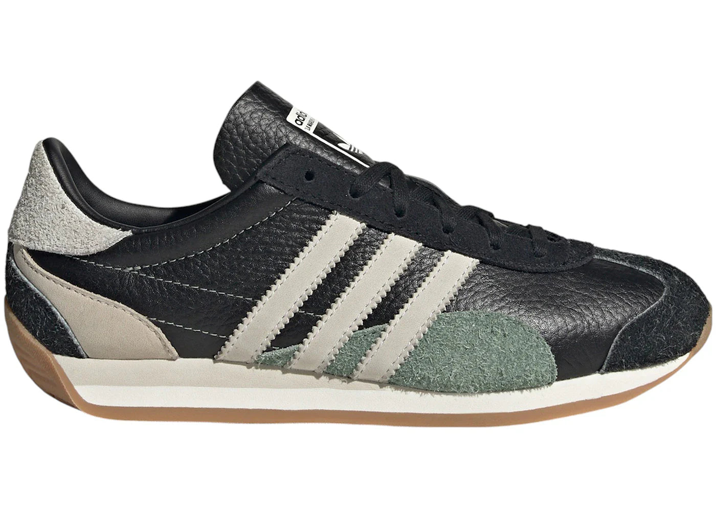 adidas Country OG Black White Silver Green