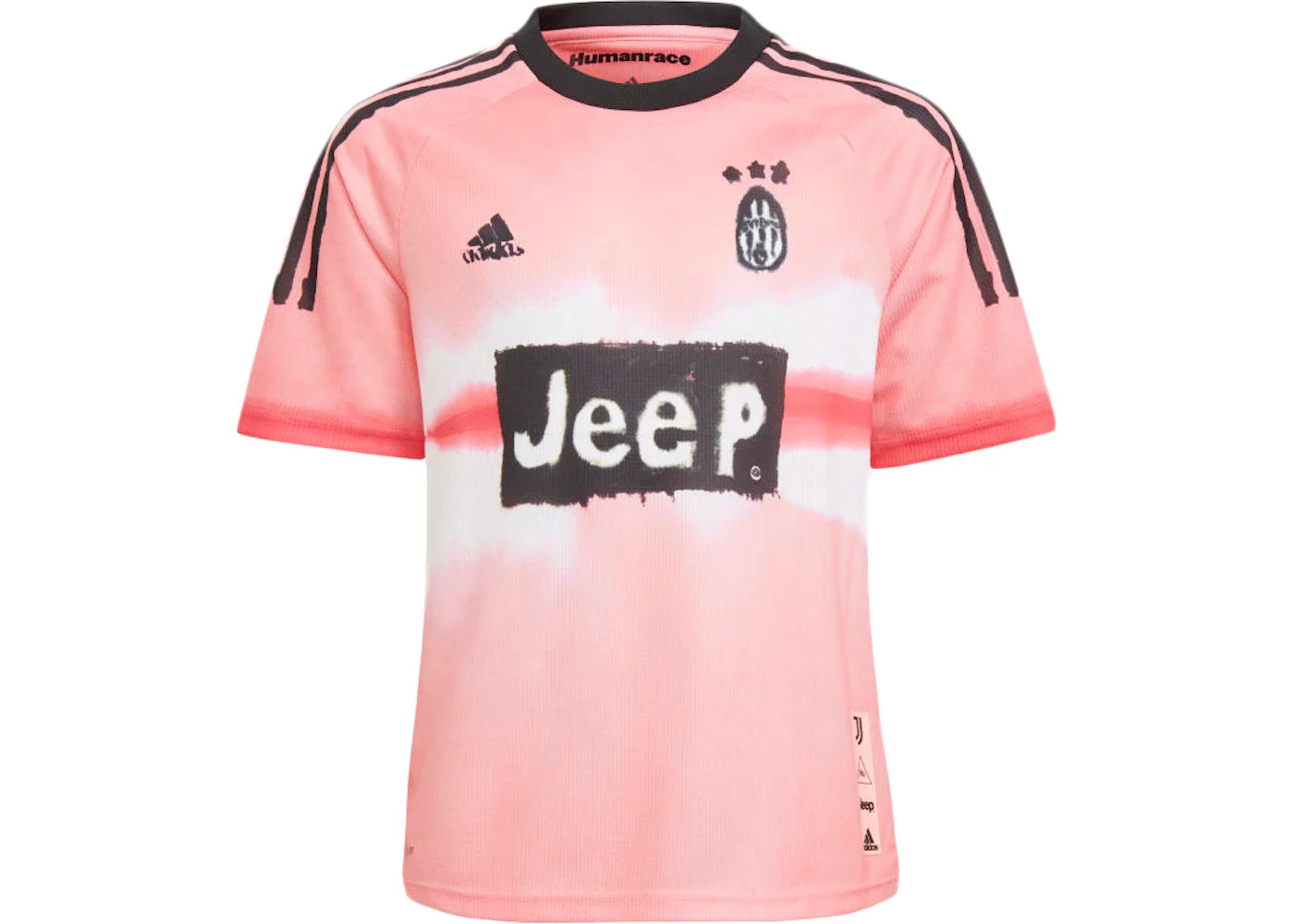 adidas Juventus Human Race Kids Jersey Glow Pink/Black