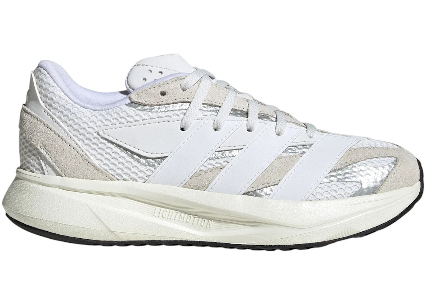 adidas Lightblaze Shoes Kids Crystal / Cloud / Silver Metallic 3 UK,3- UK,4 UK,4- UK,5 UK,5- UK,6 UK,6- UK