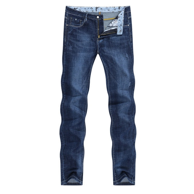 BlackTree Summer Jeans for Men,s Stretch Light Blue Denim