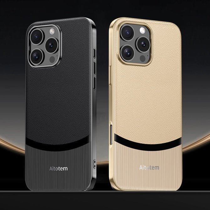 High-End Fine Grain Leather Case - iPhone