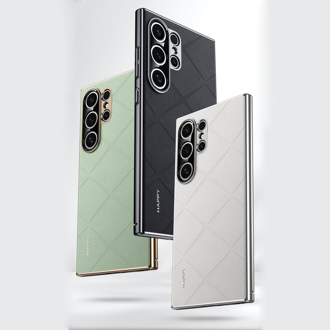 Galaxy S25 Series Classy High-End Leather Business Case