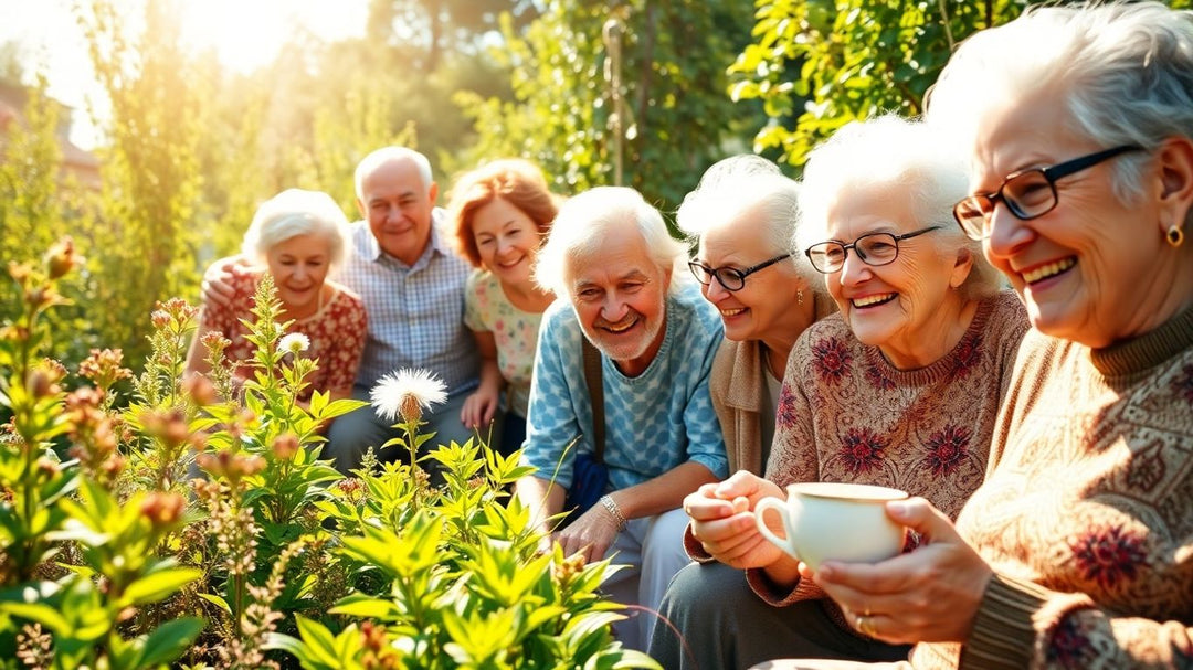 Centenarians enjoying life, wisdom, and healthy activities.