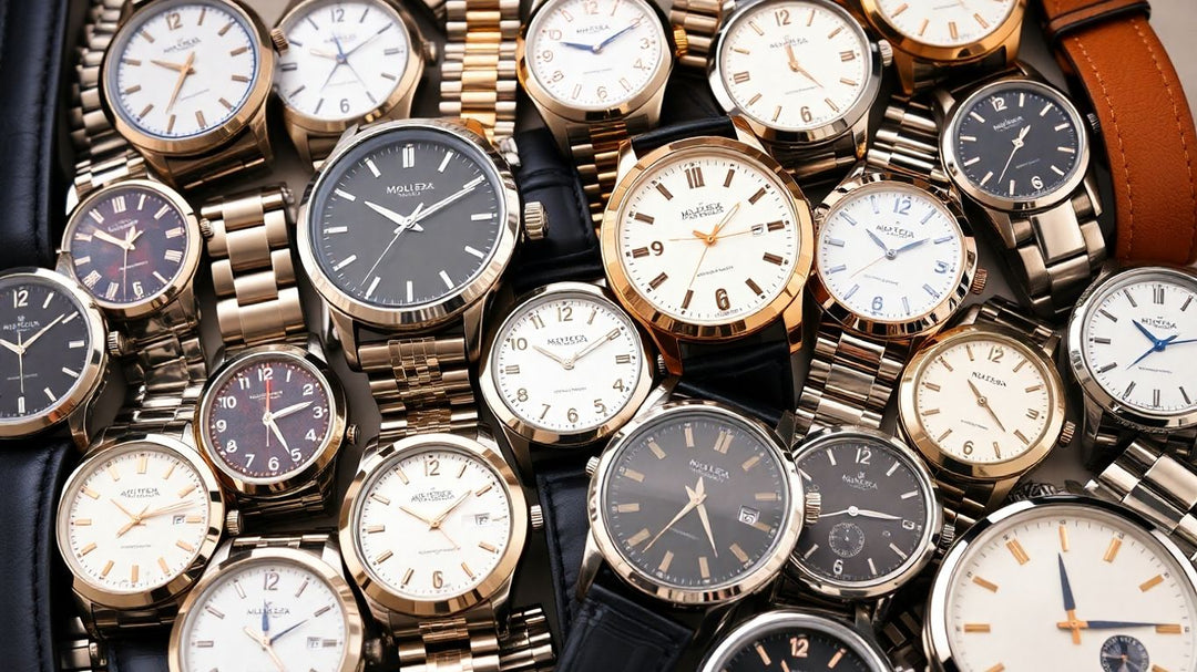 Collection of watches, budget to luxury.