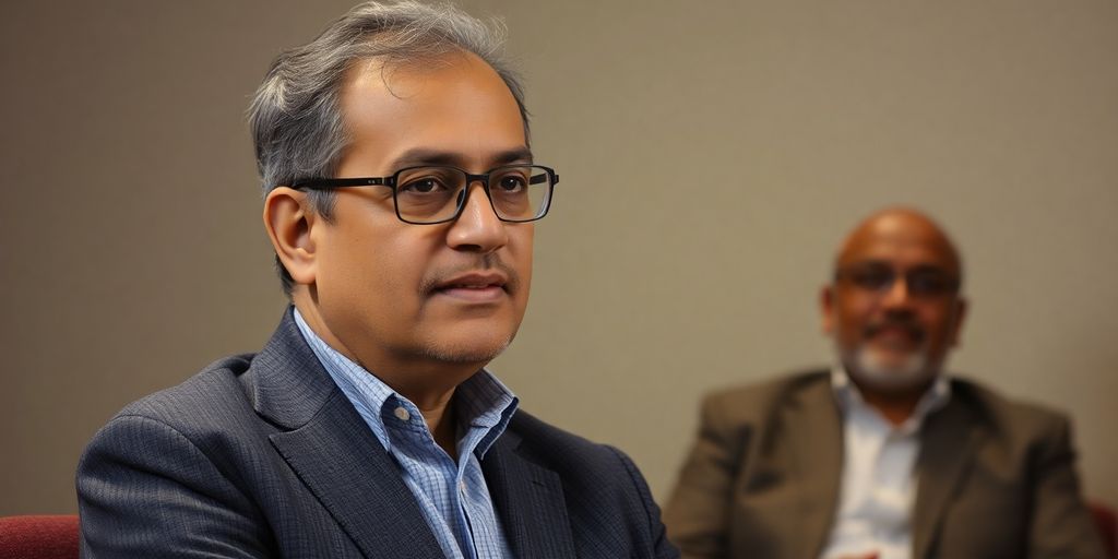 Avadh Ojha discussing global issues with Raj Shamani.