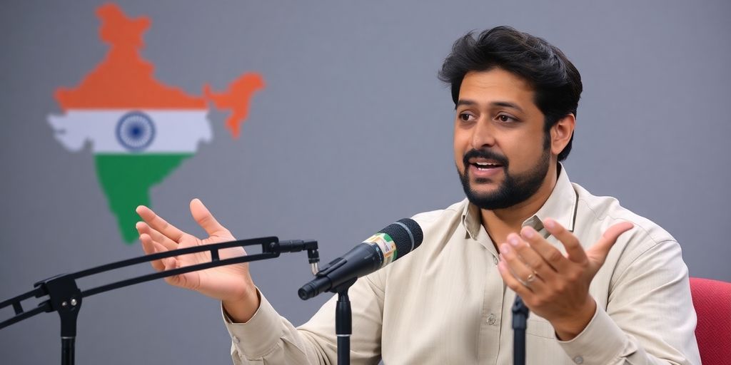 खान सर पोडकास्ट में बोलते हुए