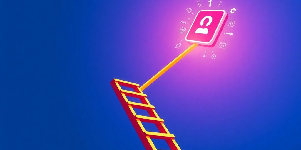 Digital marketing career path with salary growth.