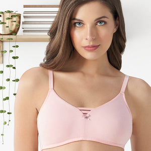 All Day Pretty Non-padded Non-wired Support Bra - Crystal Rose