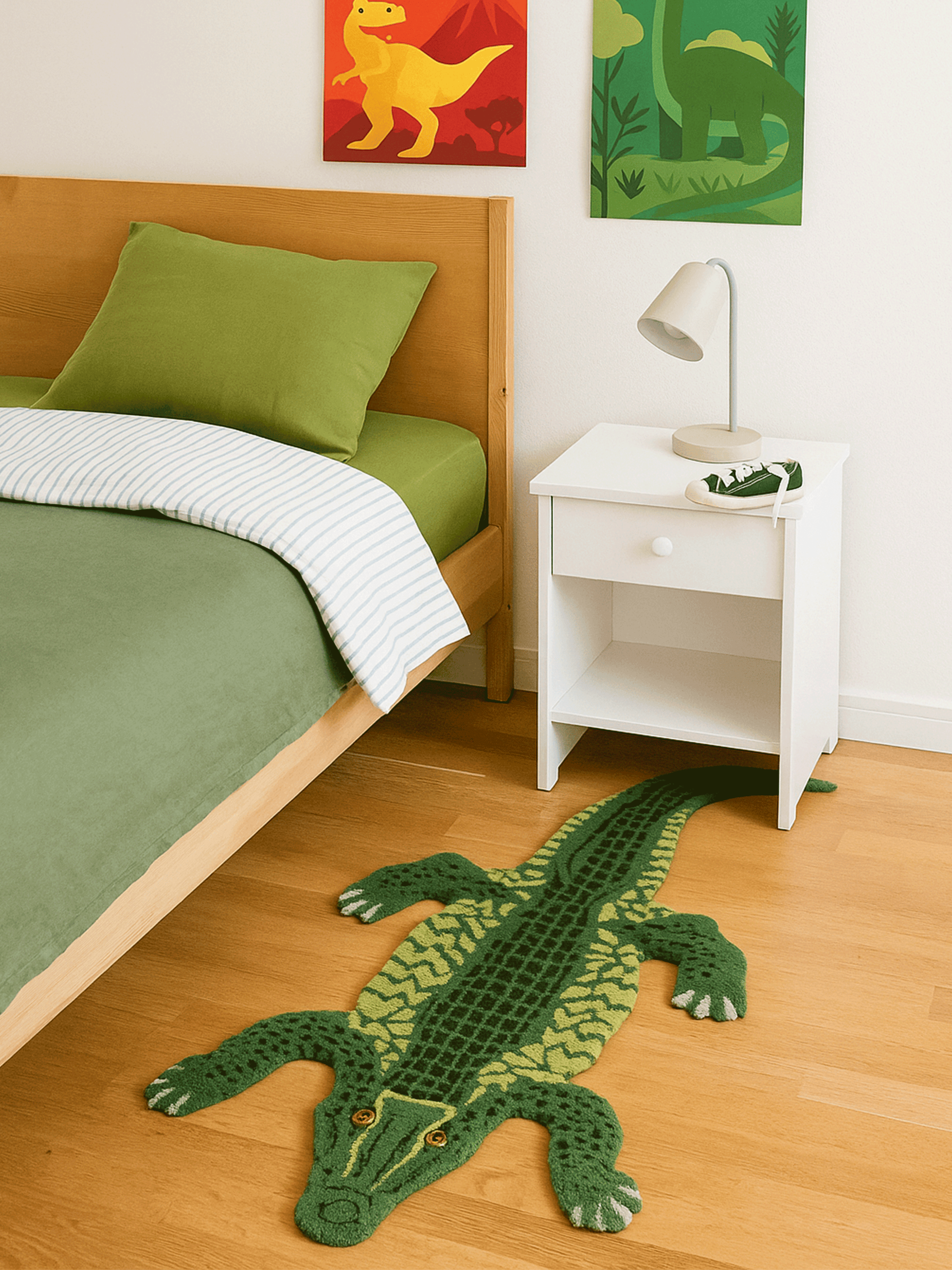 Crocodile flat Rug