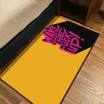 Wake up Washable Rug