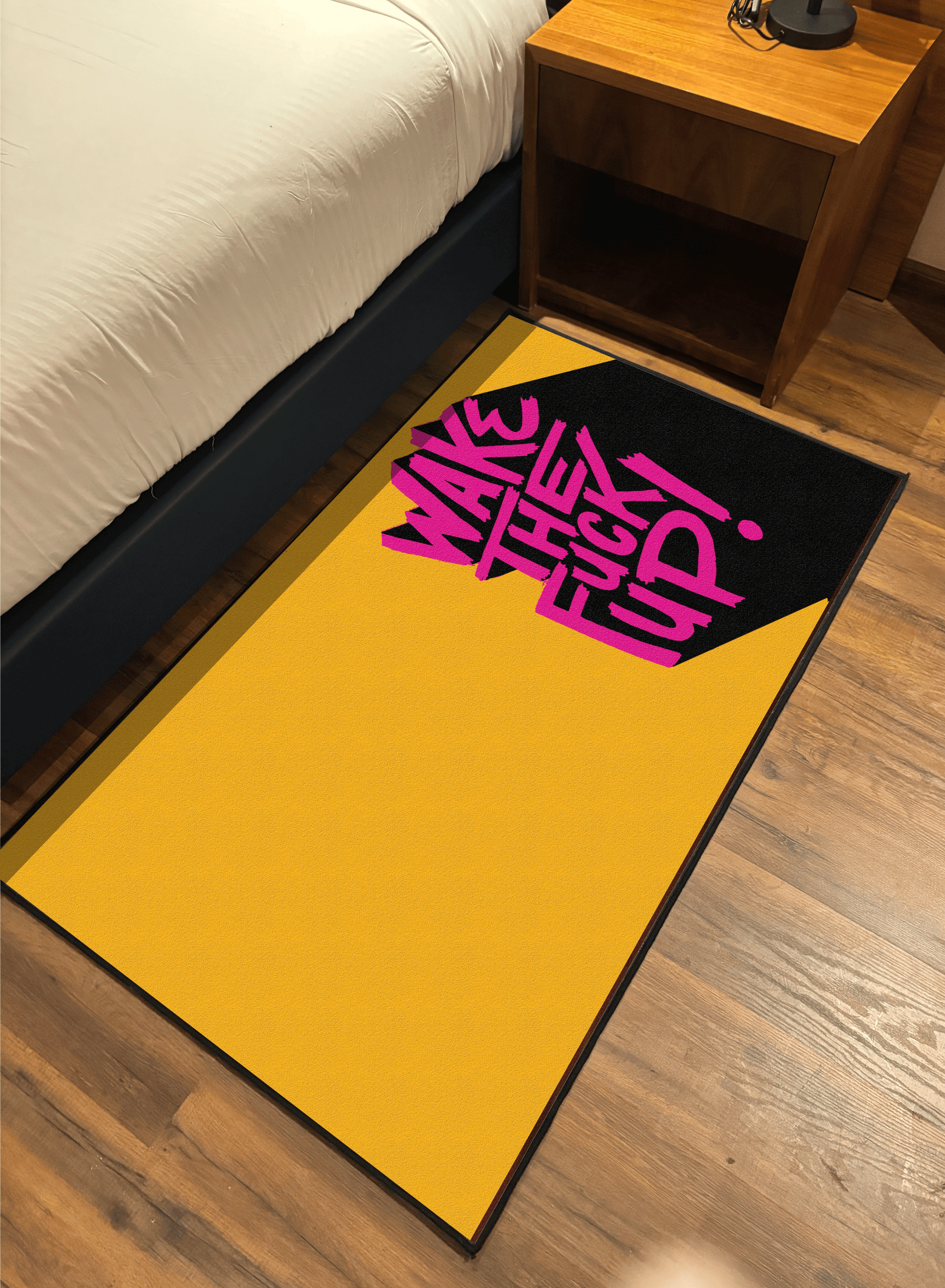 Wake up Washable Rug