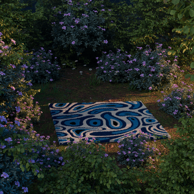 Evil Eye emotion Tufted Rug