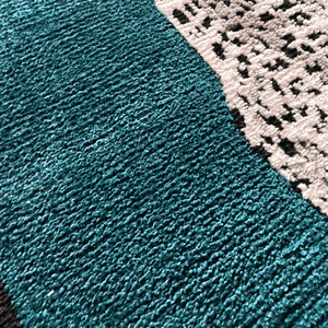 Royal White cheetah Machine Made Rug
