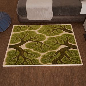 Forest trees emotion Tufted Rug