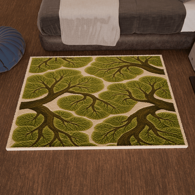 Forest trees emotion Tufted Rug