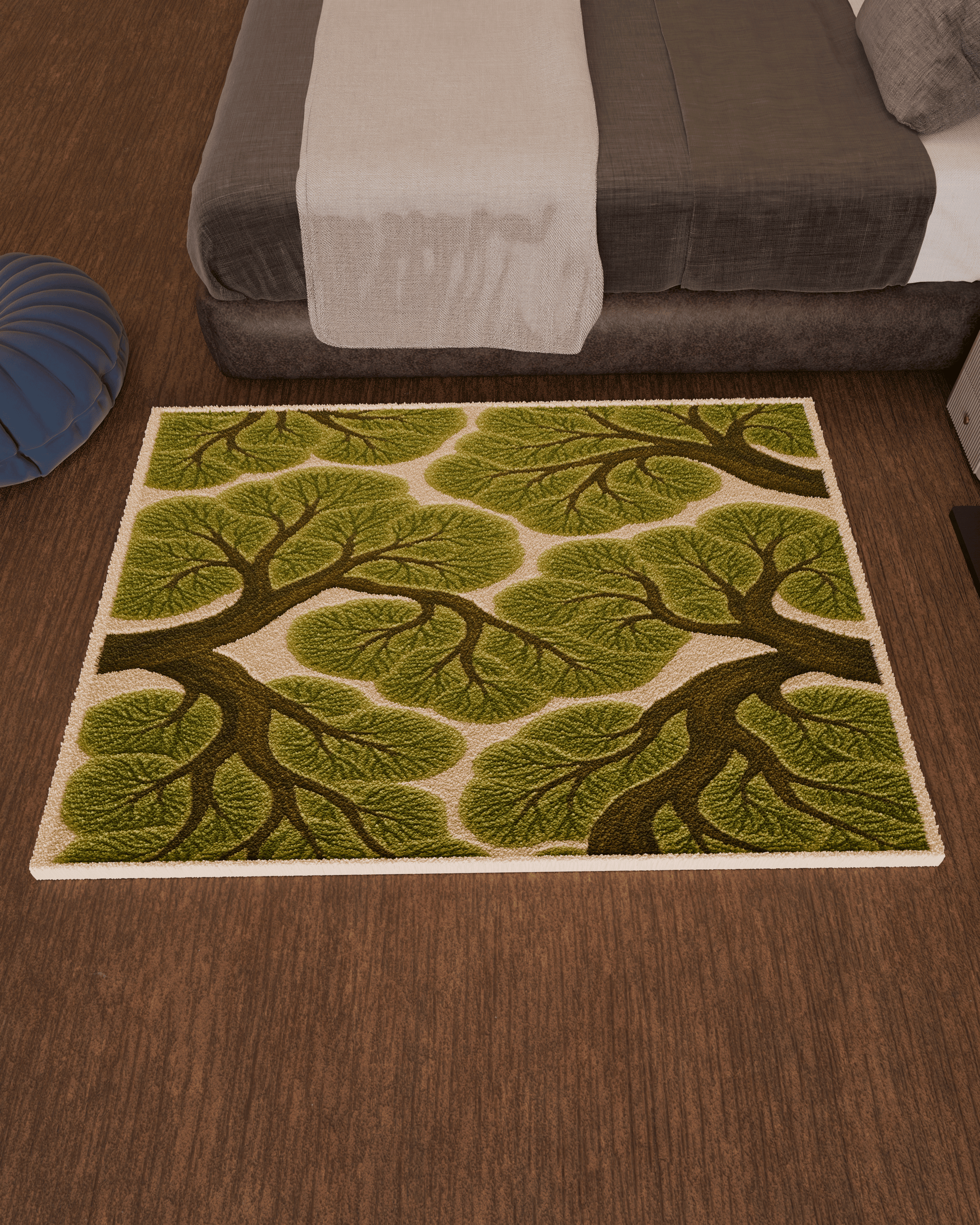 Forest trees emotion Tufted Rug
