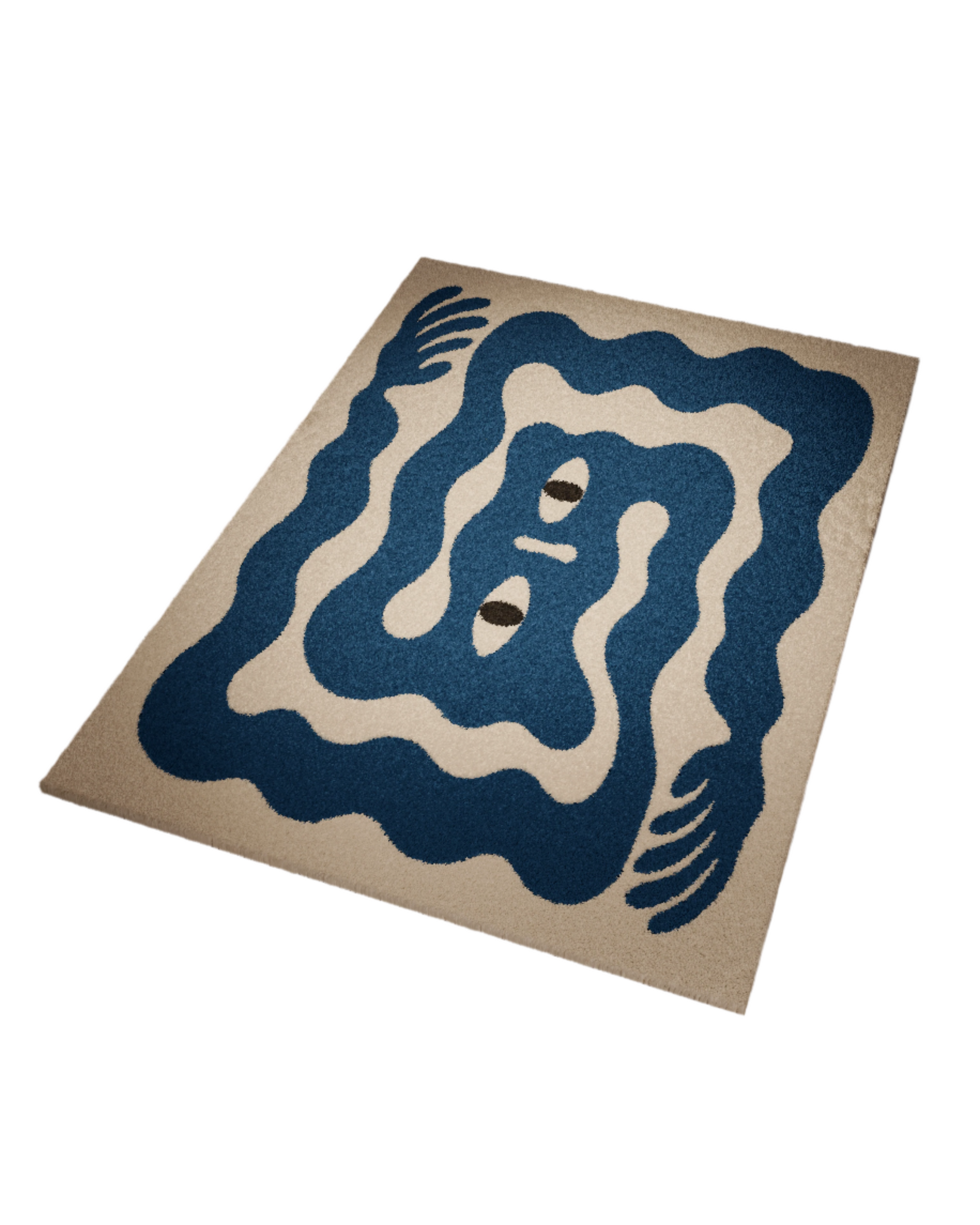 Anxiety hands emotion Tufted Rug