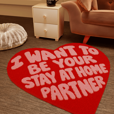 Heart emotion Tufted Rug