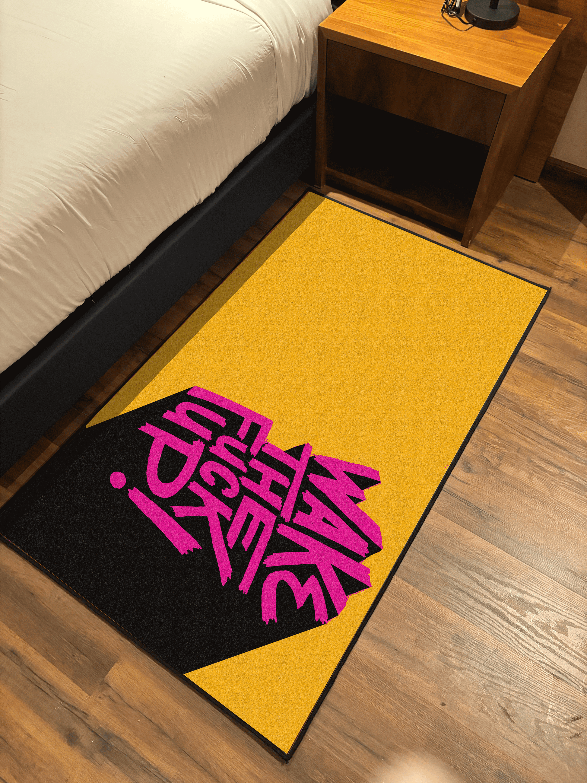 Wake up Washable Rug