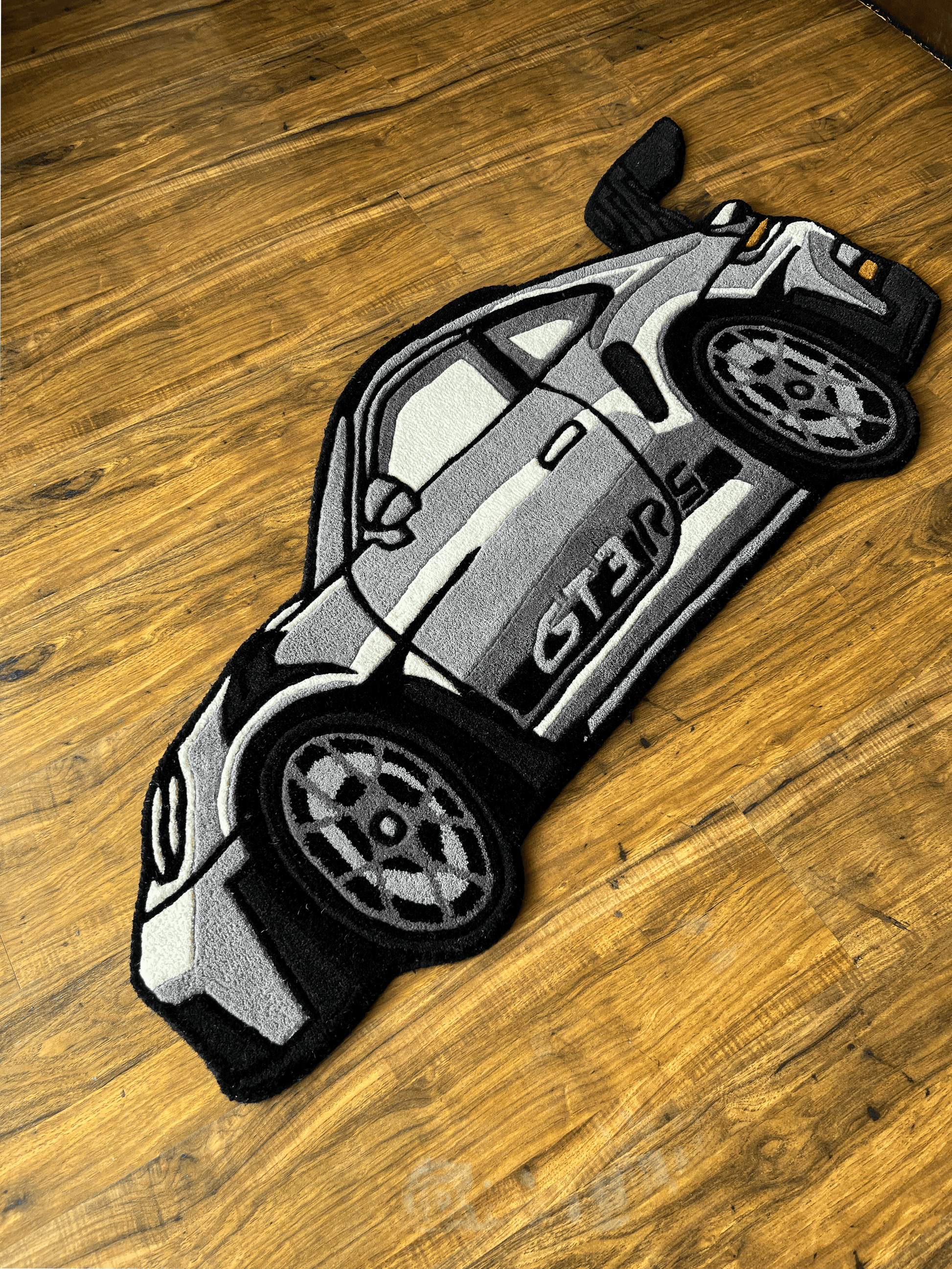 gt3 Car Hand Tufted Rug
