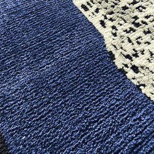 Royal White cheetah Machine Made Rug