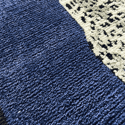 Royal White cheetah Machine Made Rug