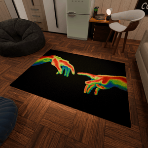 Love hands emotion Tufted Rug