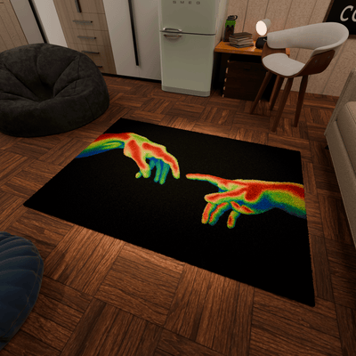 Love hands emotion Tufted Rug