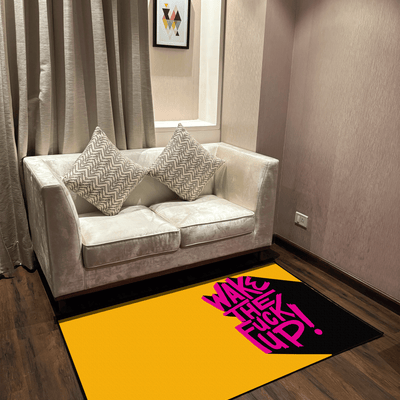 Wake up Washable Rug