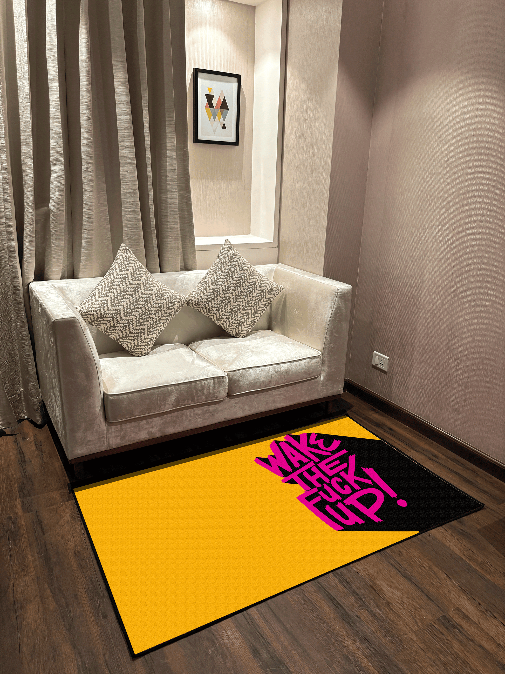 Wake up Washable Rug
