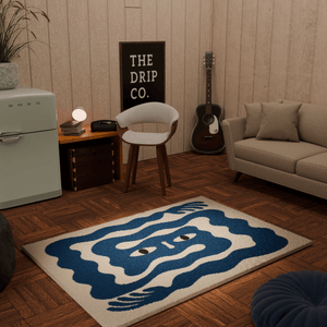 Anxiety hands emotion Tufted Rug