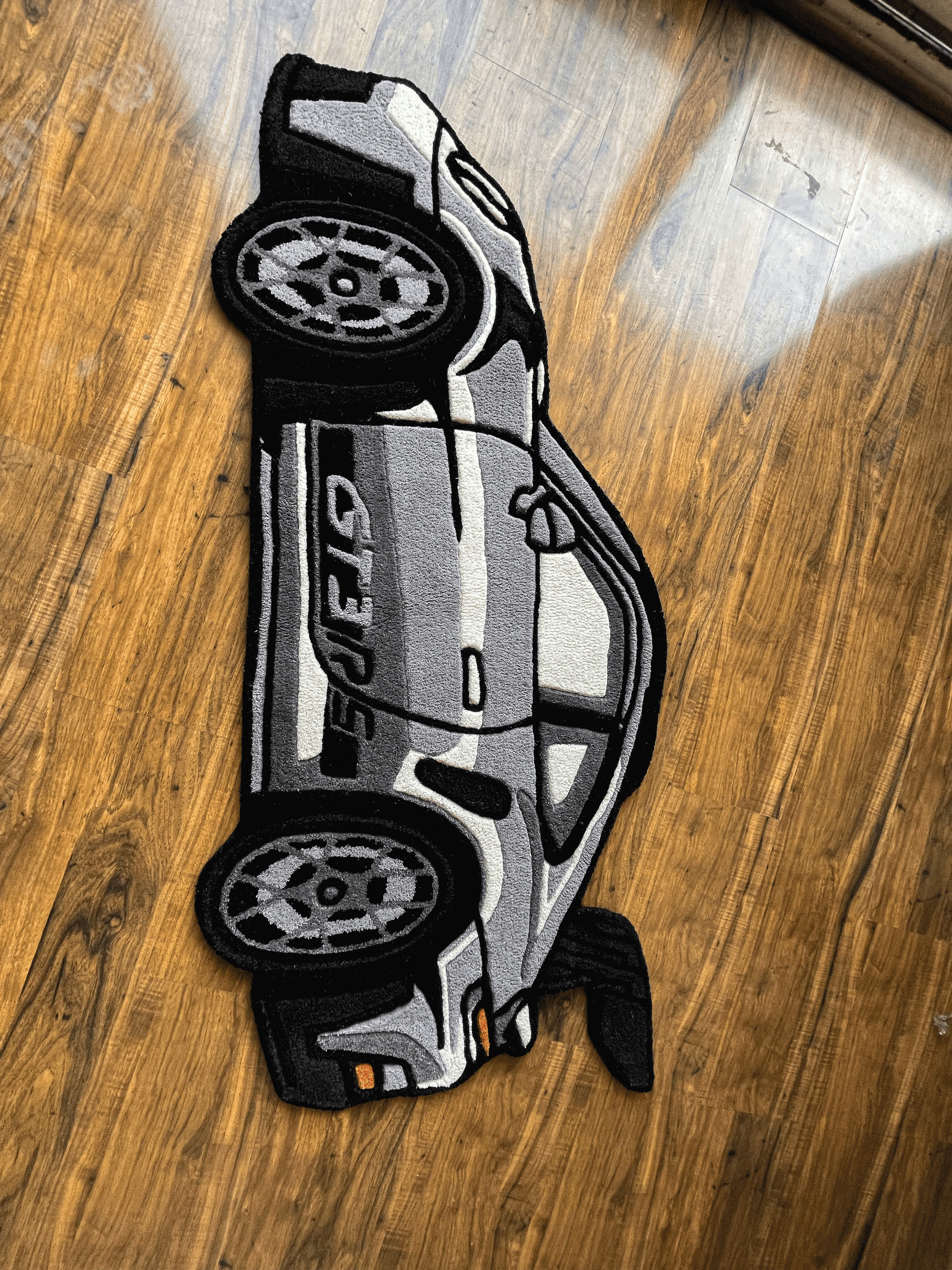 gt3 Car Hand Tufted Rug