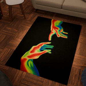 Love hands emotion Tufted Rug