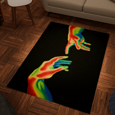 Love hands emotion Tufted Rug
