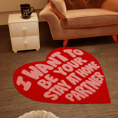 Heart emotion Tufted Rug
