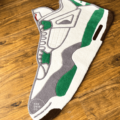 Green Custom Shoe Rug