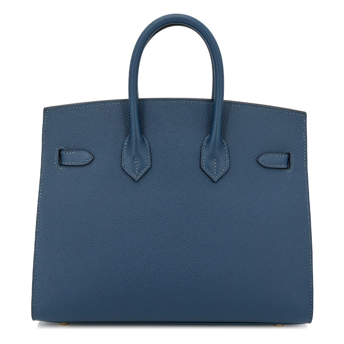 HERMÈS Birkin 25 Sellier Bleu de Prusse (7P) Epsom Gold hardware