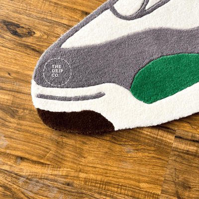 Green Custom Shoe Rug