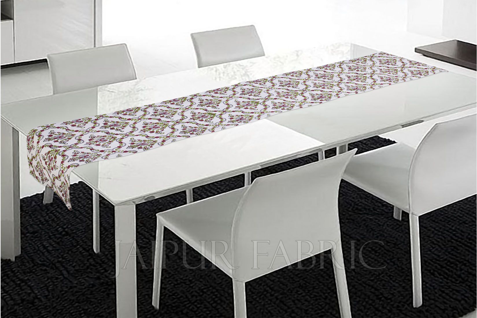 Red and Green Designer Table Runner
