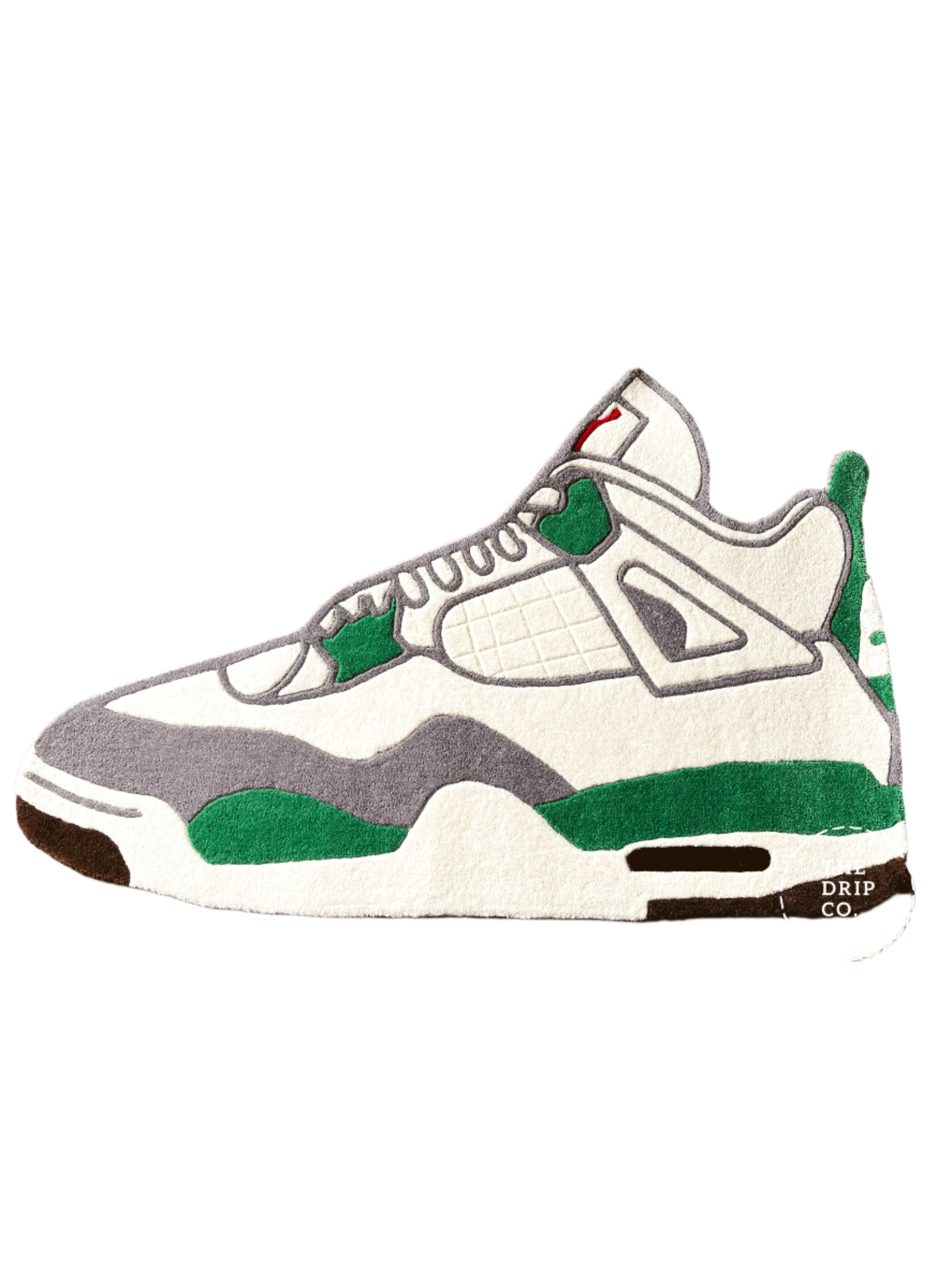 Green Custom Shoe Rug
