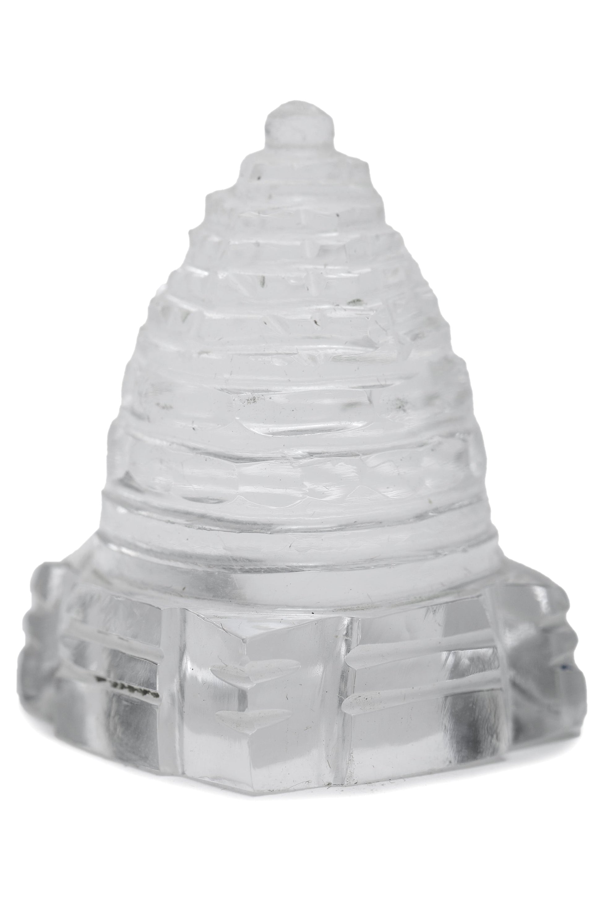 Sphatik Shree Yantra made By Real Crystal