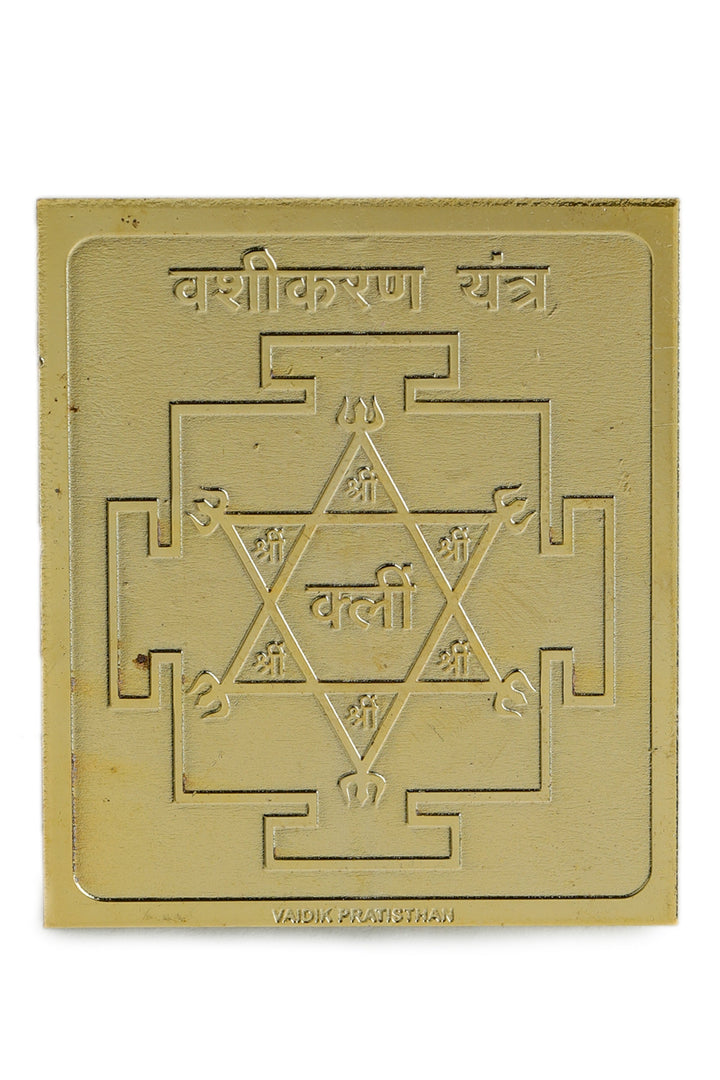 Studio Vaidik Vashikaran Yantra (Panchdhatu, gold plated)