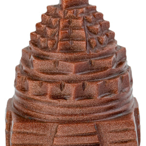 Sunstone Shree Yantra on Ashtalakshmi made by Real Crystal