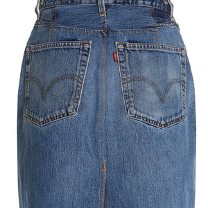Re/Done Double Waisted Pencil Re Done X Levis Skirt